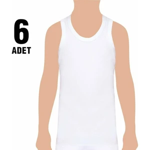 Erkek Çocuk Penye Atlet 6'lı