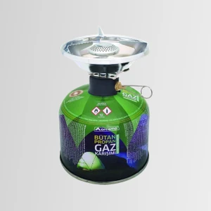 Siboplu Rüzgarlıklı Kamp Ocak 230 Gram Tüplü Set