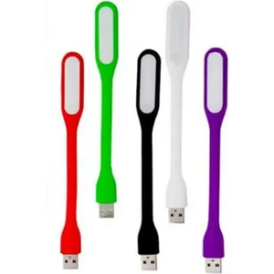 5li Çok Renkli Esnek Taşınabilir USB Kitap Okuma Aydınlatma Ledi Gece Lambası Leptop-Notebook Uyumlu