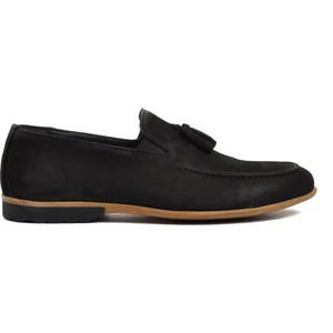 Ayakmod 7105 Siyah Nubuk Içi Dışı Erkek Loafer Ayakkabı