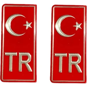 NKT GROUP Tr Plaka Stıcker 2'li - Türkiye Plaka Stıcker - Türkiye Plakalık Stickeri