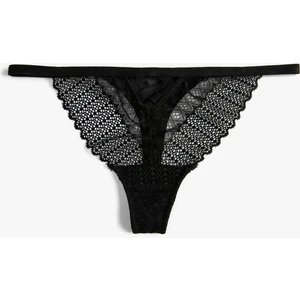 Dantelli String Külot Çiçekli