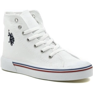 U.S. Polo Assn. Penelope Hıgh 3fx Kadın Uzun Boğazlı Keten Sneaker Ayakkabı