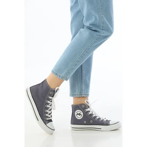 Everest Keten Bilek Boy Şeffaf Taban Günlük Spor Ayakkabı