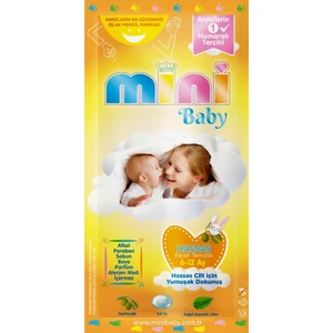 Mini Baby Hassa (6-12 Ay) Islak Mendil 25'li x 2 Paket = 50 Adet