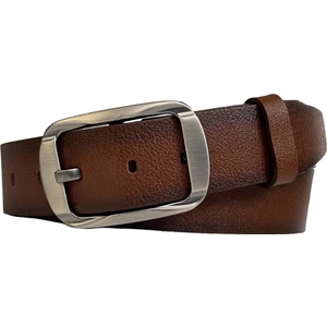Deri, Efsane Füme Oval Tokalı; Tosado Kemer 4 cm