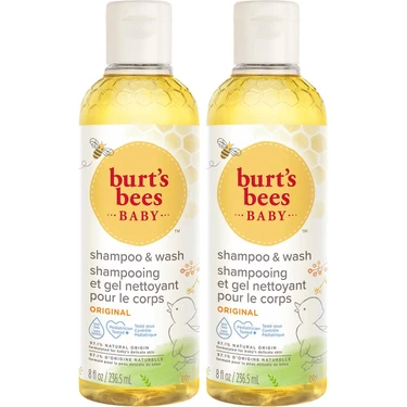 Burt's Bees Burts Bees Bebek Saç Ve Vücut Şampuanı - Baby Bee Shampoo Body Wash x 2 235