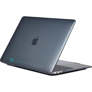 AktarMobile MacBook Pro 13 M2 2022 Kılıf Koruyucu Kapak 13.3" Uyumlu Şeffaf Parlak Tasarım Hava