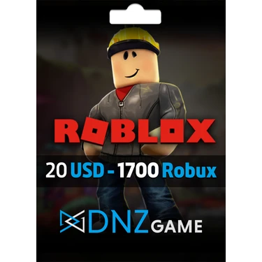ROBLOX GIFT CARD - 20 USD (1700 ROBUX)