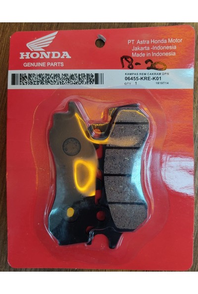 Aras Pcx 125-150 Ön Fren Balatası 2018/20 Model Uyumlu Nissin Marka
