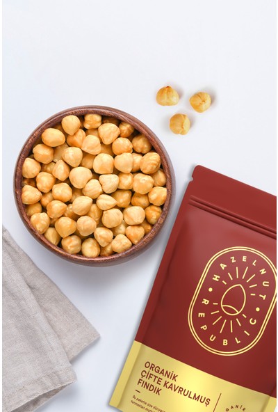 Hazelnut Republic Organik Çifte Kavrulmuş Fındık 180 G