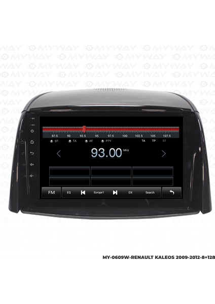 Renault Koleos Android Multimedya Carplay Navigasyon Ekran - 8gb RAM+128 GB HDD - Myway