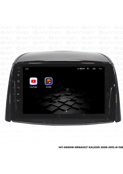 Renault Koleos Android Multimedya Carplay Navigasyon Ekran - 8gb RAM+128 GB HDD - Myway modelleri