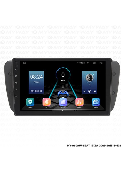 Seat Ibiza Android Multimedya Carplay Navigasyon Ekran - 8gb RAM+128 GB HDD - Myway fiyatları