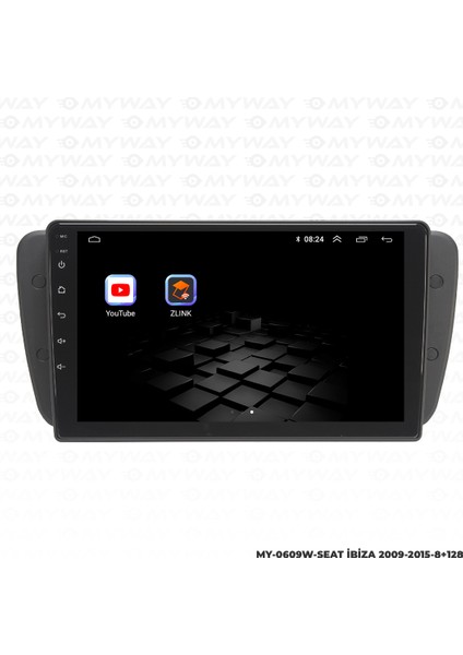 Seat Ibiza Android Multimedya Carplay Navigasyon Ekran - 8gb RAM+128 GB HDD - Myway indirimleri