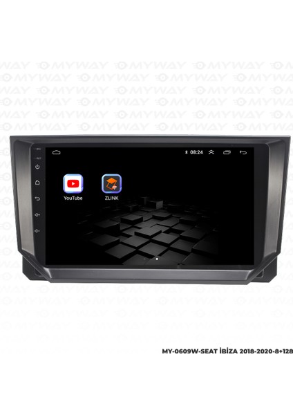 Seat Ibiza Android Multimedya Carplay Navigasyon Ekran - 8gb RAM+128 GB HDD - Myway fiyatları