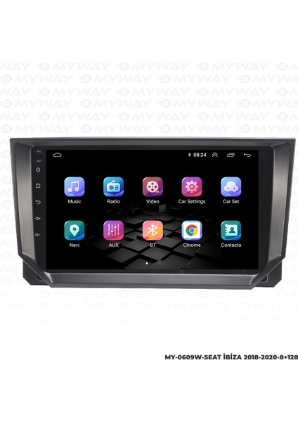 Seat Ibiza Android Multimedya Carplay Navigasyon Ekran - 8gb RAM+128 GB HDD - Myway fırsatları
