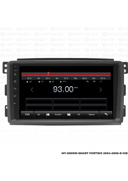 Smart Forfour Android Multimedya Carplay Navigasyon Ekran - 8gb RAM+128 GB HDD - Myway fiyatları