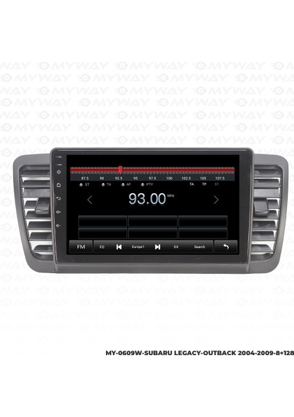 Subaru Outback 3 Android Multimedya Carplay Navigasyon Ekran - 8gb RAM+128 GB HDD - Myway fırsatları