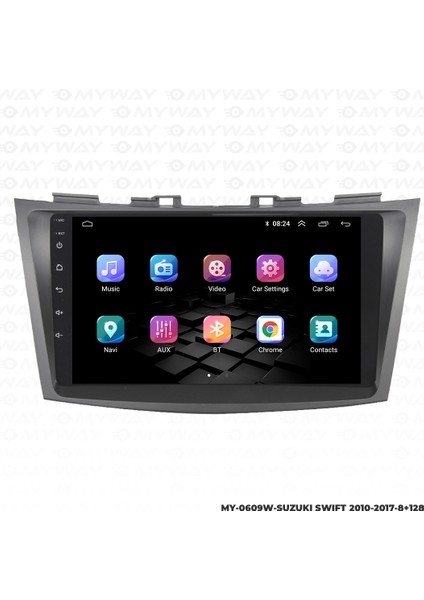 Suzuki Swift Android Multimedya Carplay Navigasyon Ekran - 8gb RAM+128 GB HDD - Myway