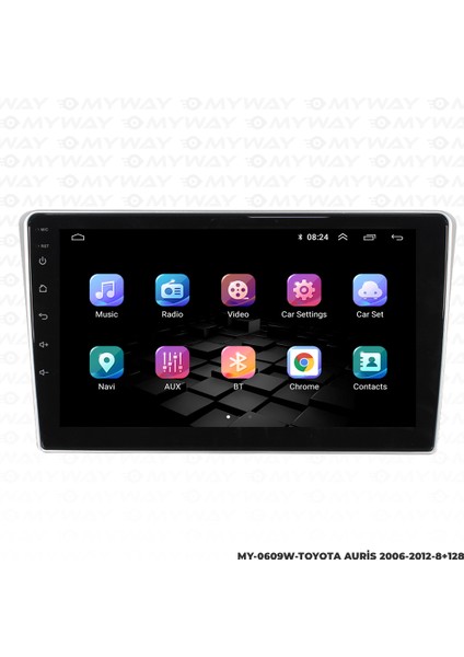 Toyota Auris Android Multimedya Carplay Navigasyon Ekran - 8gb RAM+128 GB HDD - Myway fiyatları