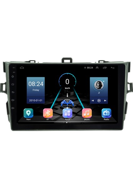Toyota Corolla Android Multimedya Carplay Navigasyon Ekran - 8gb RAM+128 GB HDD - Myway