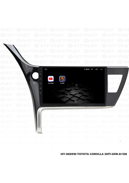 Toyota Corolla Android Multimedya Carplay Navigasyon Ekran - 8gb RAM+128 GB HDD - Myway indirimleri
