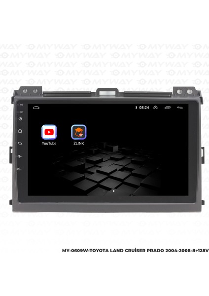 Toyota Land Cruiser Prado Android Multimedya Carplay Navigasyon Ekran - 8gb RAM+128 GB HDD - Myway