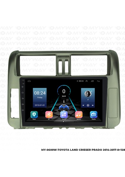 Toyota Land Cruiser Prado Android Multimedya Carplay Navigasyon Ekran - 8gb RAM+128 GB HDD - Myway indirimleri
