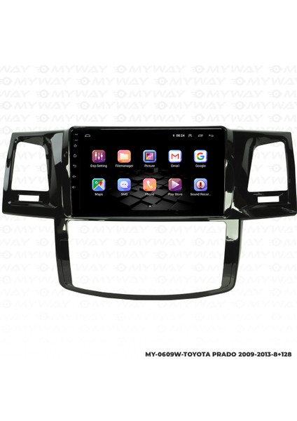 Toyota Prado Android Multimedya Carplay Navigasyon Ekran - 8gb RAM+128 GB HDD - Myway indirimleri