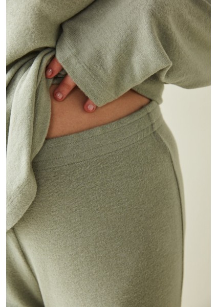 Haki Soft Pijama Takımı
