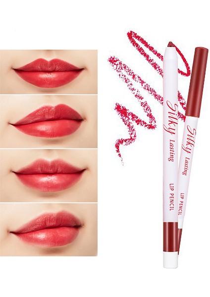 İpeksi Dokusuyla Kalıcı Dudak Kalemi Silky Lasting Lip Pencil (RD03/Melting Kiss)
