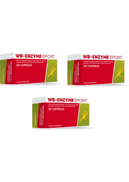 Wb-Enzim(Ananas) Sport 50 Kapsül | 3 Adet