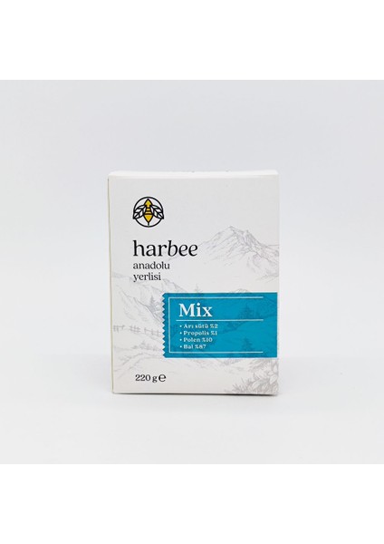 Har-Bee Mix | Bal - Propolis - Arı Sütü - Polen Karışımı