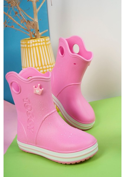 Eva Taban Pembe Çocuk Kar Botu