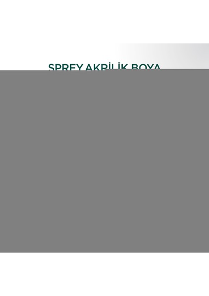 Akrilik Yeşil Sprey Boya 400 ml - RAL 6016