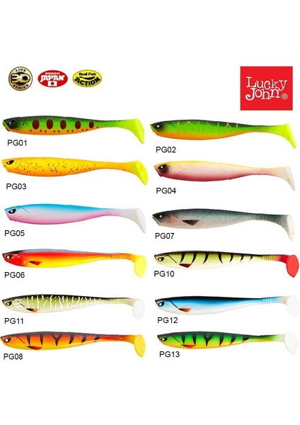 Basara 3D Soft Swim 5'' (12.7 Cm) 4p Silikon Yem PG12 modelleri