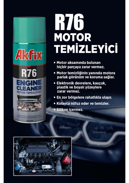 R76 Motor Temizleyici 500ML