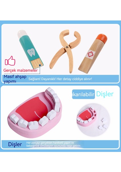 Çocukların Doktor Oyuncakları 17 Parçası Seti (Yurt Dışından)