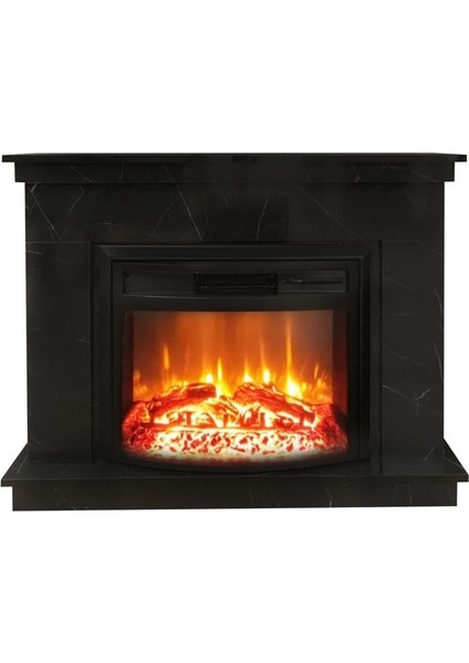 1165S Ceningan Mermer Desen Bluetooth ve Ses Efektli Elektrikli Şömine Fanlı Isıtıcı fiyatları