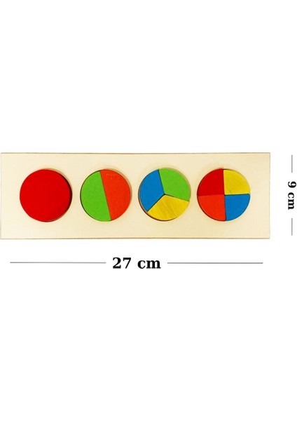 Ahşap Geometrik Şekillerle Öğrenme Eğitici Oyunu