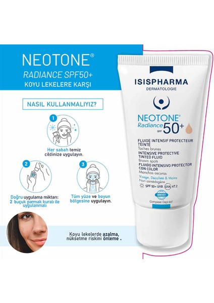 Isis Pharma Neotone Radiance SPF50+ Light Tinted 30 ml