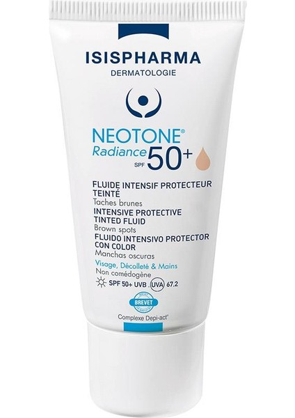 Isis Pharma Neotone Radiance SPF50+ Light Tinted 30 ml