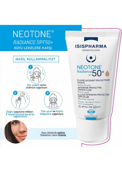 Isis Pharma Neotone Radiance SPF50+ Medium Tinted 30 ml