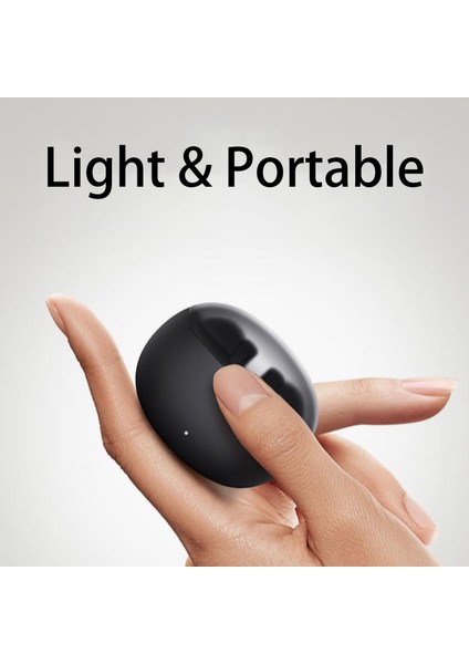 Bluetooth Uyumlu 5.0 Kablosuz Kulaklık - Siyah (Yurt Dışından)