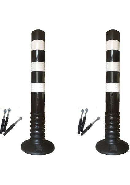 LR-0125-S-2 2 Adet 75CM Siyah Şerit Ayırıcı Delinatör