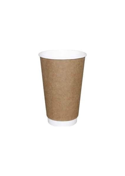 16 Oz Kraft Double Wall Karton Bardak