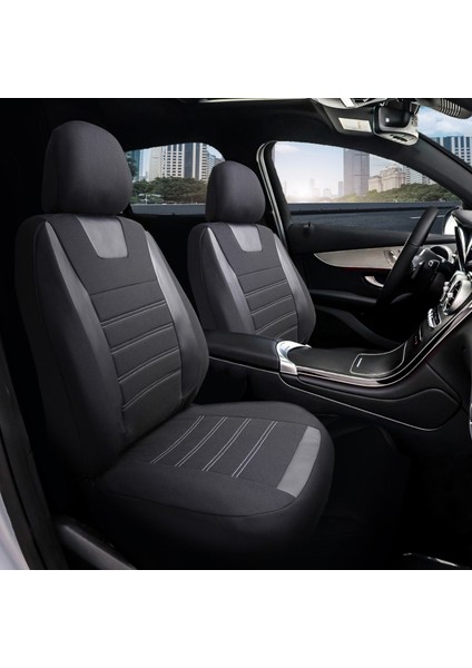 Fiat Doblo Combi 2+1 Deri Detaylı Ticari Oto Koltuk Kılıfı Seti Maxy Sb-T