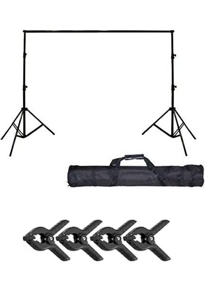 Taşınabilir 2,8x3 Metre Fon Standı