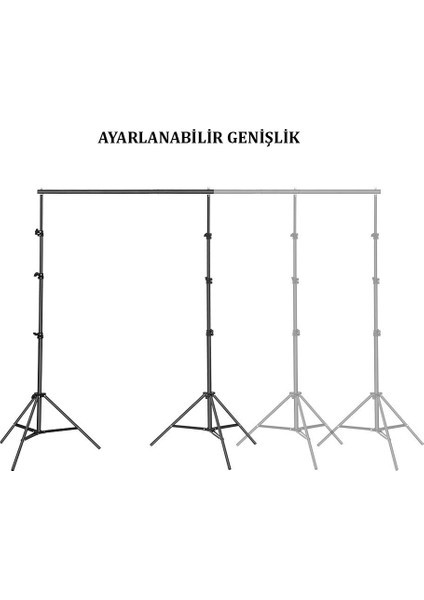 2x3 Metre Taşınabilir Fon Standı